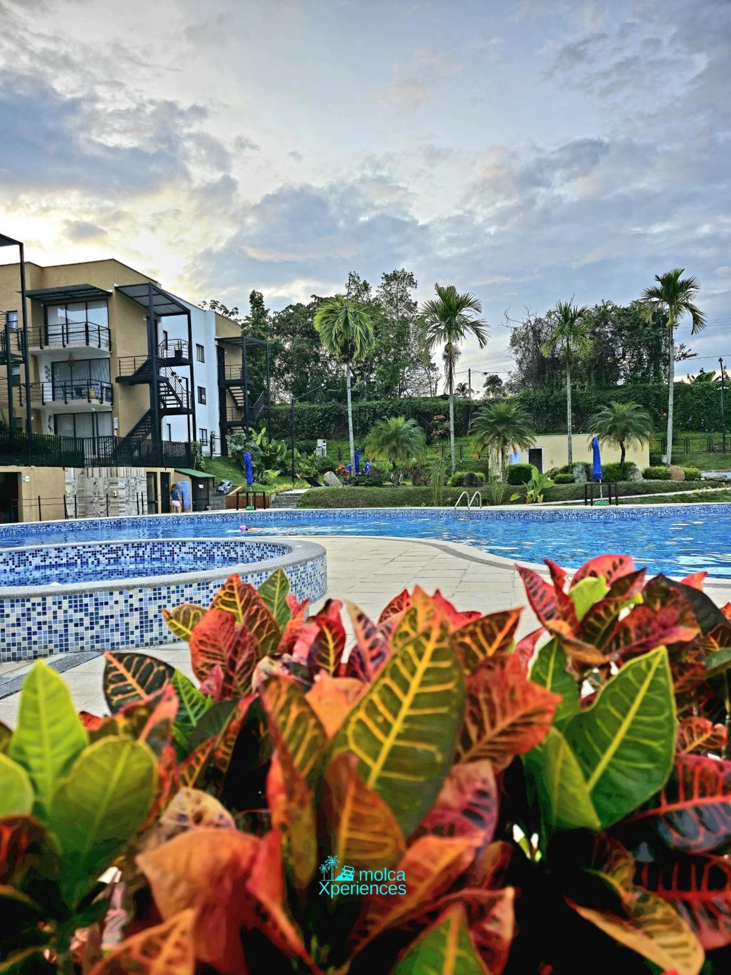 Apartamento Privado Vacacional A 5M Del Aeropuerto, 20 Minutos Del Parque Del Cafe Y Centro De Armenia Con 4 Piscinas, 3 Jacuzzi, Sauna By Molca Xperiences 2H Exterior foto